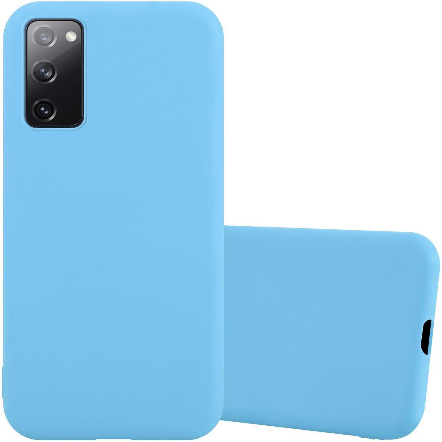 Cadorabo TPU Candy Cover (Samsung Galaxy S20 FE), Smartphone Hülle, Blau