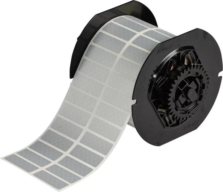 Actual product image Brady B33 Series tamper-proof labels made of metallised polyester (3.81 cm)