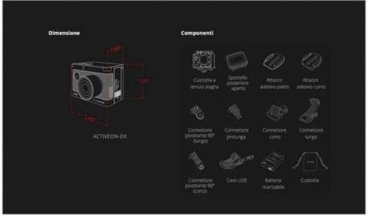 Produktbild Activeon DX Full HD Sports Camera (60p, WLAN)