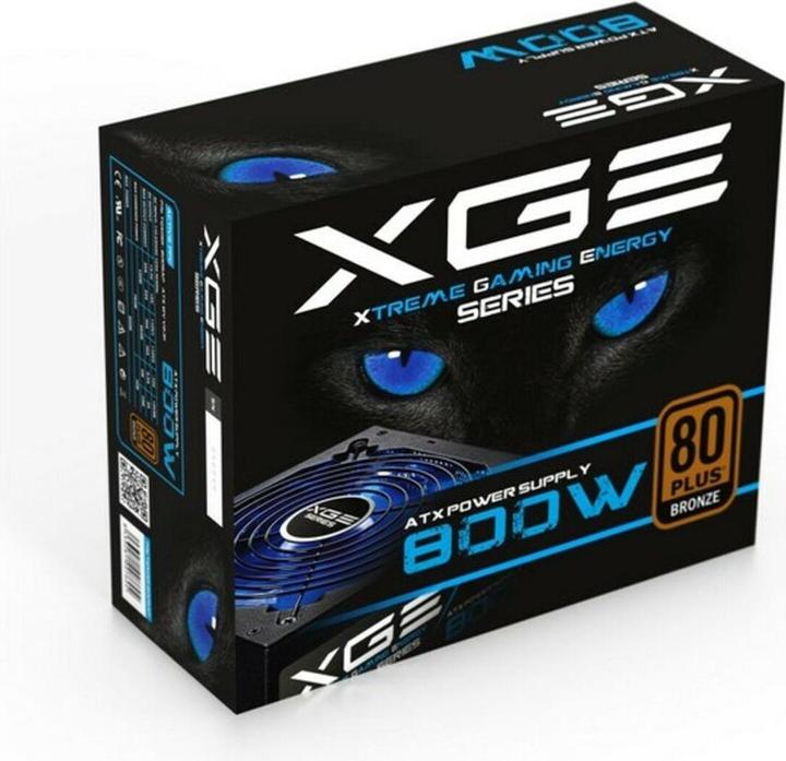 Produktbild Tooq Technology TQXGEII-800SAP Netzteil 800 W 20+4 pin ATX ATX Schwarz (800 W)