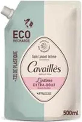 Actual product image Roge Cavailles Intimate Cleansing Care Refill Extra Gentle - 500 Ml (500 ml, Intimate washing lotion)
