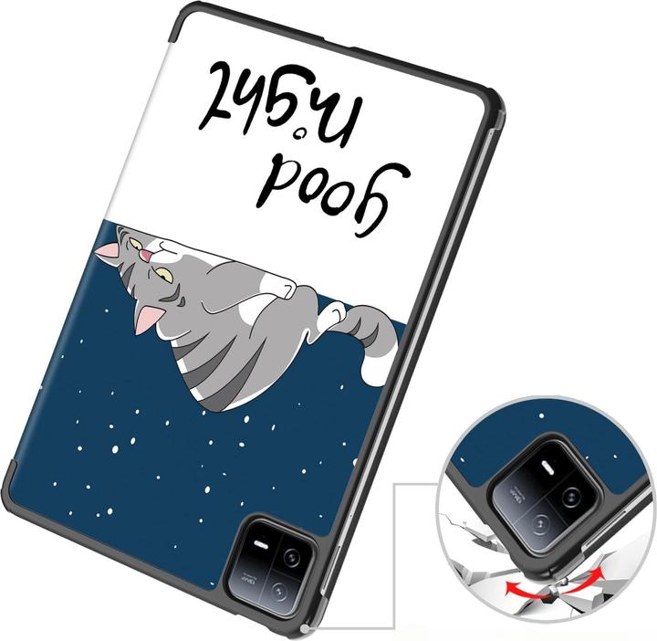 Produktbild Cover-Discount Xiaomi Pad 6 - Tri-fold Smart Case Good Night (Xiaomi Pad 6, Xiaomi Pad 6 Pro)