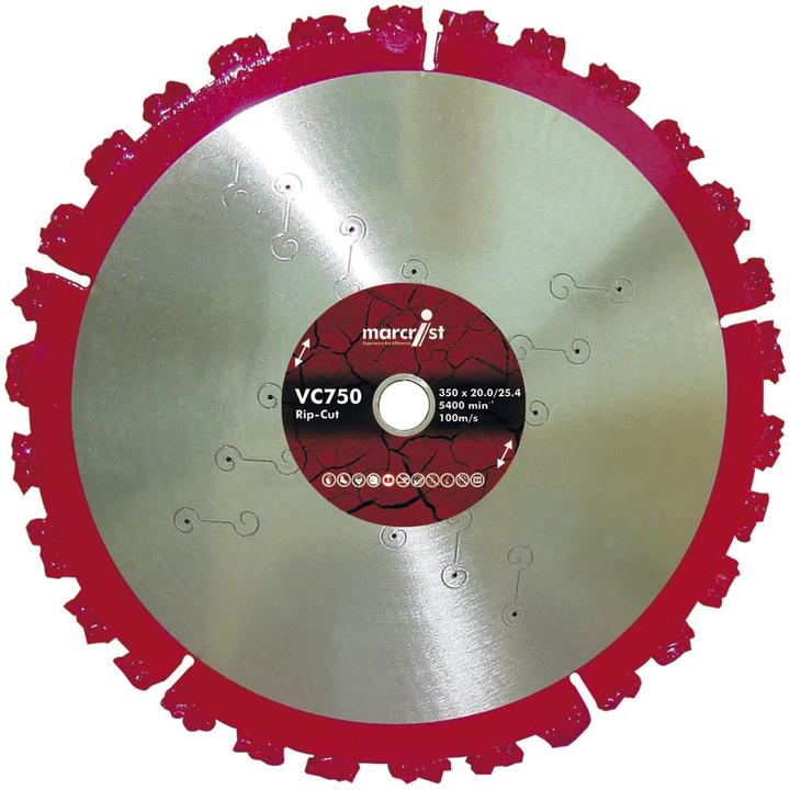 Actual product image Marcrist Diamond cutting disc VC750 Rip-Cut 230 x 22.2 mm