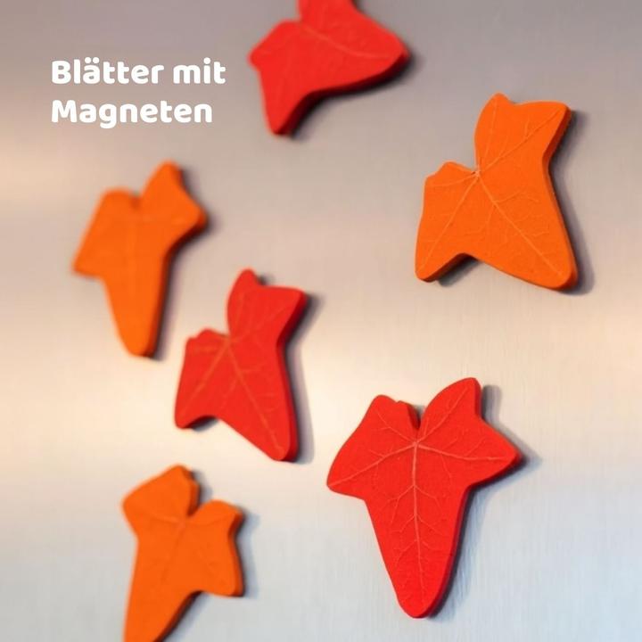 Dunkelbraun, Orange, Rot