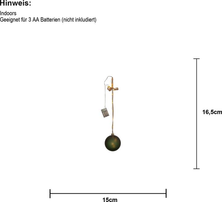 Produktbild Star Trading Glass Bauble Bliss