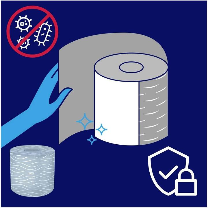 Image du produit kaiserkraft Papier hygiénique, rouleau domestique standard (64 pcs)
