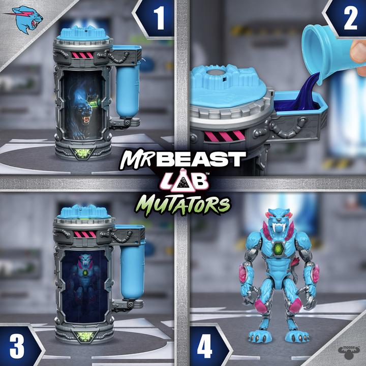 Productafbeelding Moose MR BEAST LAB actiefiguren (Mutator) - ICONIC PANTHER
