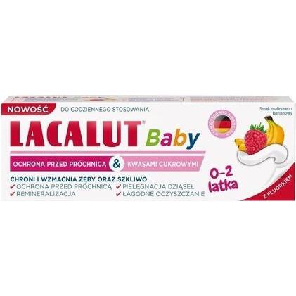 Zdrovit, Zahnpasta, Dr. Theiss Naturwaren Lacalut Babyzahnpasta 55ml für 0-2 Jahre (55 ml)
