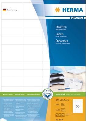 Produktbild HERMA Universal Etiketten A4