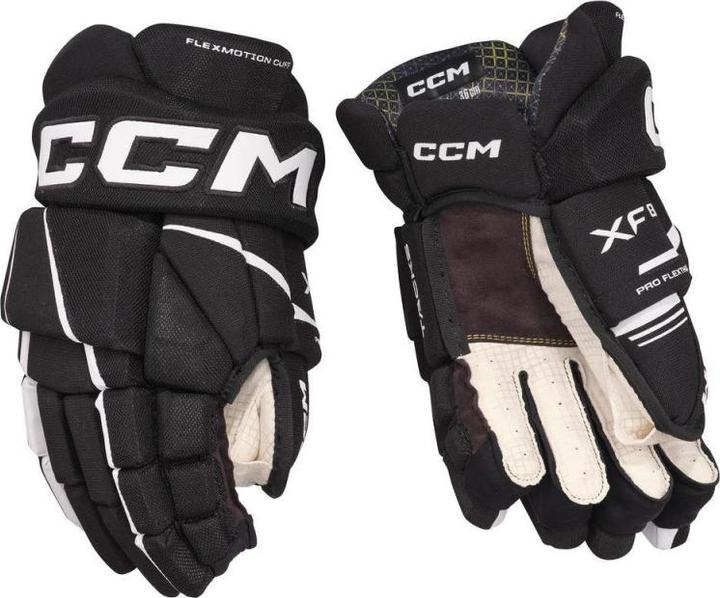 Produktbild CCM Tacks XF80 SR Hockeyhandschuhe (Schwarz/weiss, SR 13"/33 cm) (13)