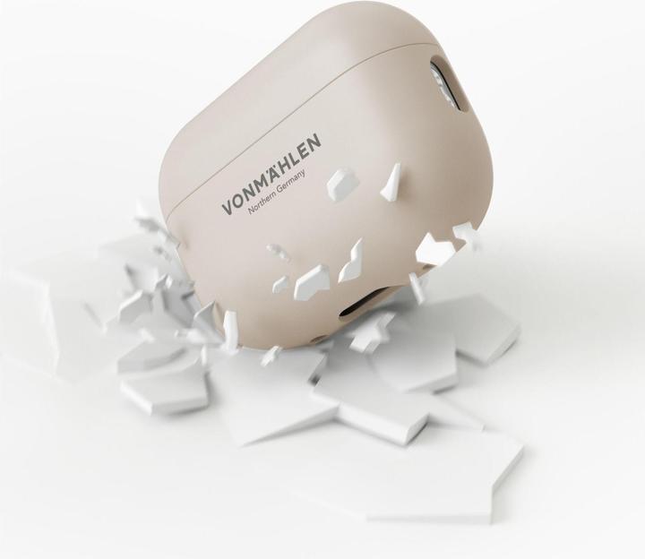 Actual product image Vonmählen Thin Case for AirPods Pro 2nd gen. - Cream