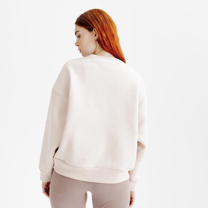 Image du produit Decathlon Sweat col rond femme, rose (L)