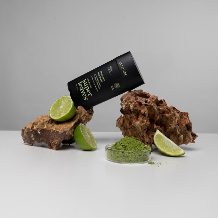 Immagine prodotto Attitude Natürliches Deodorant für Herren Super Leaves Matcha & Bergamot (Deodorant) 75 g (Stick, 75 g)