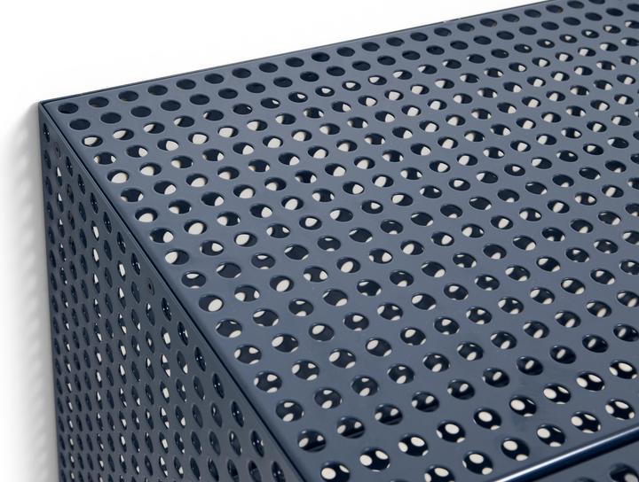 Produktbild HAY - Perforated Wandschrank Klein - H 45cm - Stahlblau