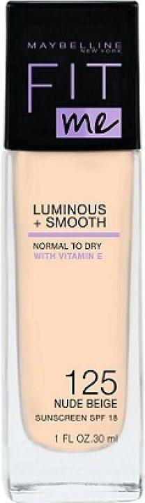 Actual product image Maybelline New York Fit Me (125 Nude Beige)