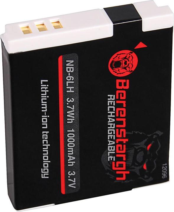 Image du produit Berenstargh Akku f. Canon NB-6L Digital Ixus 85 IS NB-6L IXY 25 IS NB-6L PowerShot (Batterie de l'appareil photo)