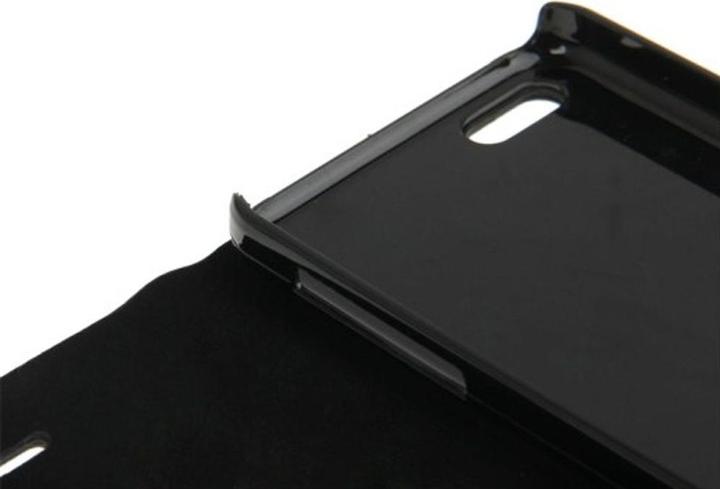 Produktbild König Design Handyhülle Croco (Flip Quer) für Handy Apple iPhone 5C braun (Apple iPhone 5c)