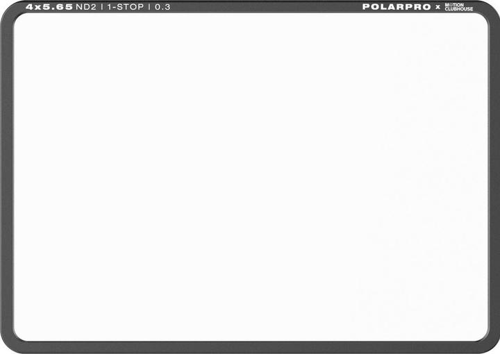 Actual product image PolarPro ND2 | 4x5.65 filter (Neutral density filter, 5.65 mm)