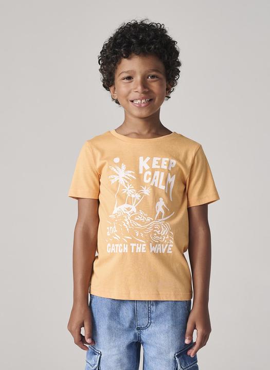 Produktbild Vertbaudet Jungen T-Shirt BASIC mit Print vorn (158, 164)