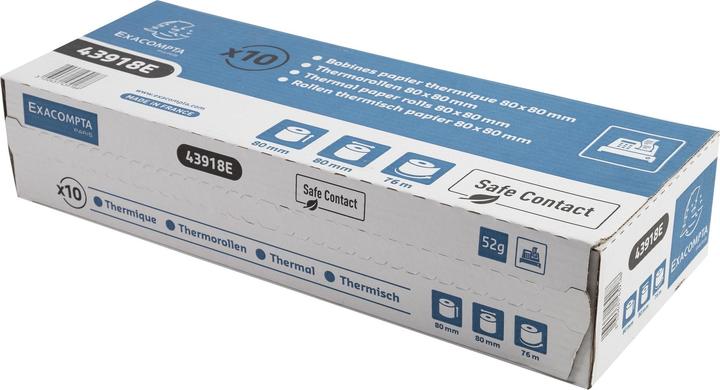 Produktbild Exacompta 43918E, Frankreich, 76 m, 80 mm, 80 mm, 345 g, 10 Stück(e)
