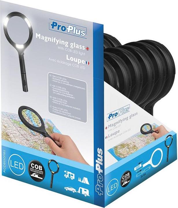 Actual product image ProPlus Magnifying glass LED illumination