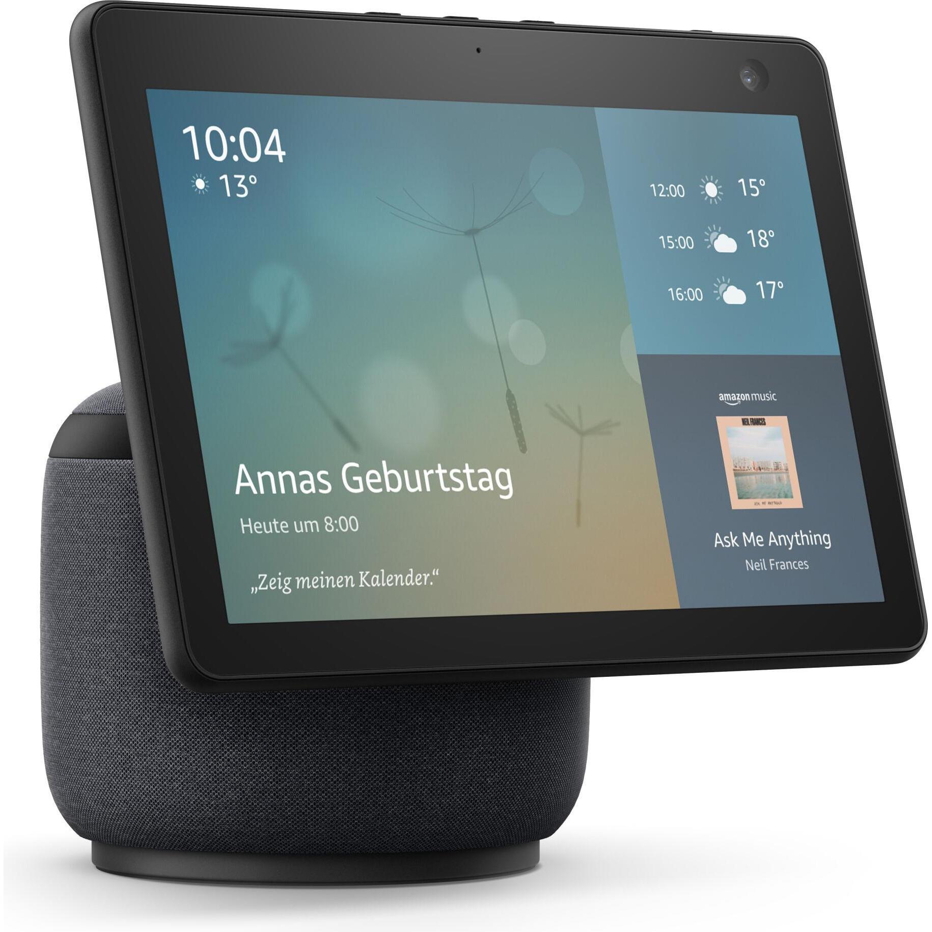 Amazon Show 10 (Amazon Alexa), Smart Speaker, Schwarz
