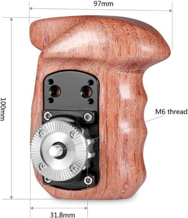 Produktbild SmallRig Left Side Wooden Grip with Arri Rosette (Griff)