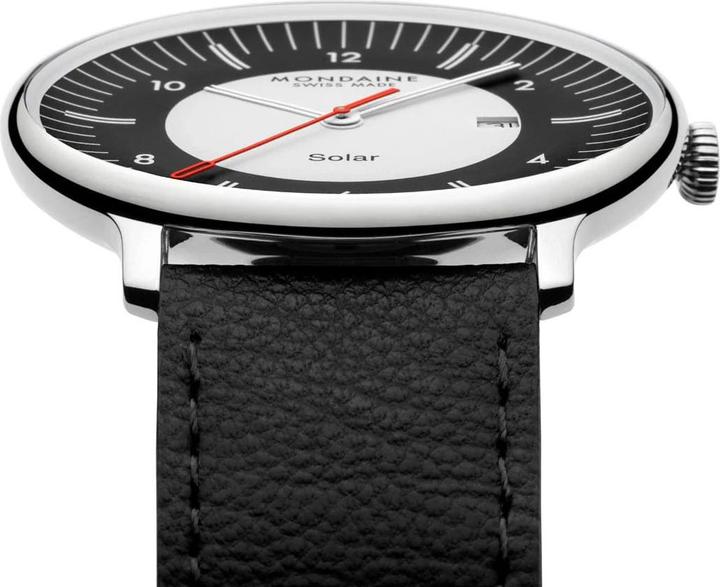 Produktbild Mondaine MLE.41920.LBV Herrenuhr Doppio Solar 41mm (Analoguhr, Swiss Made, 41 mm)