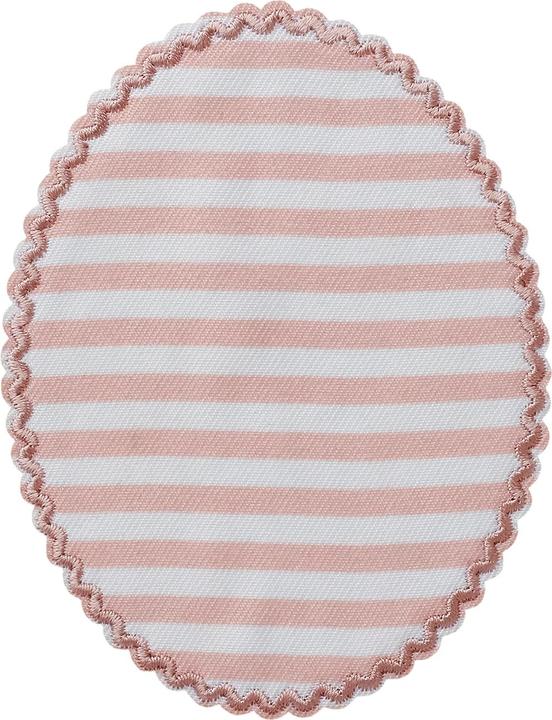 rose blanc large rayé