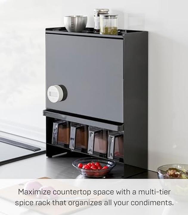 Actual product image Yamazaki 3-tier TOWER spice rack