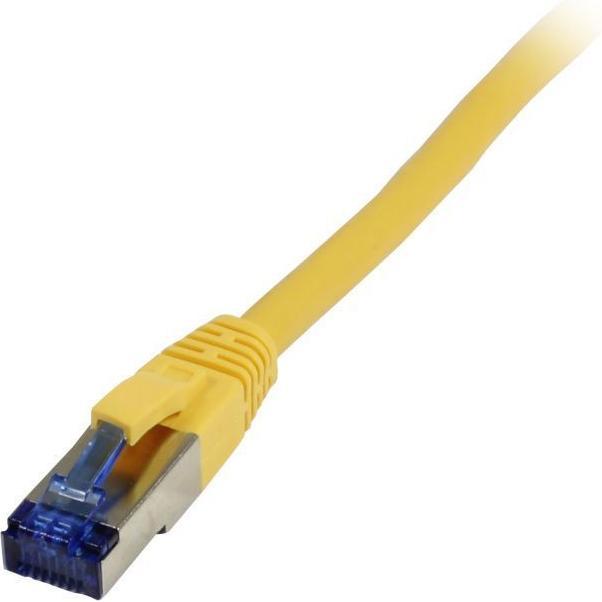 Synergy 21 Patchkabel RJ45, CAT6A 500Mhz,15m, gelb, S-STP(S/FTP), TPE(Superflex), AWG26 (S/FTP, CAT6a, 15 m), Netzwerkka...