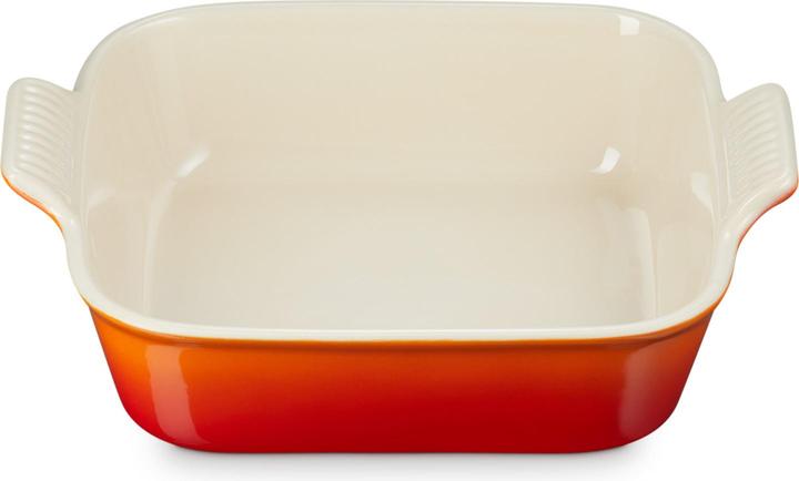 Actual product image Le Creuset Stoneware disw squared Trad. 23 Orange