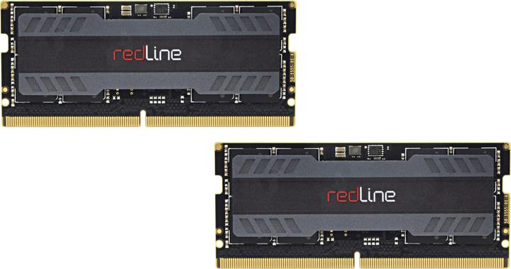 Actual product image Mushkin SO-DIMM 64 GB DDR5-5600 (2x 32 GB) dual kit (black, MRA5S560LKKD32GX2, Redline SODIMM) (2 x 32GB, 5600 MHz, DDR5 RAM, SO-DIMM)