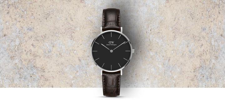 Produktbild Daniel Wellington Classic Petite York Black Silver (Analoguhr, 32 mm)