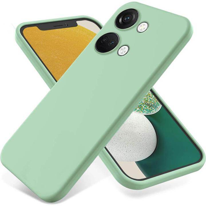 Actual product image Cover-Discount OnePlus Nord 3 - Silicone rubber case green (OnePlus North 3)