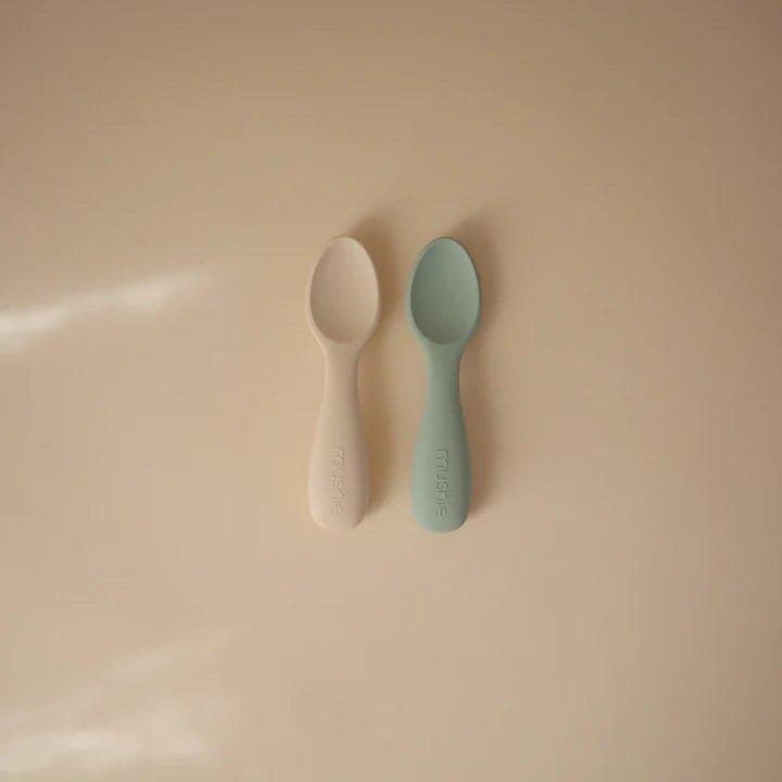 Actual product image Mushie Silicone spoon