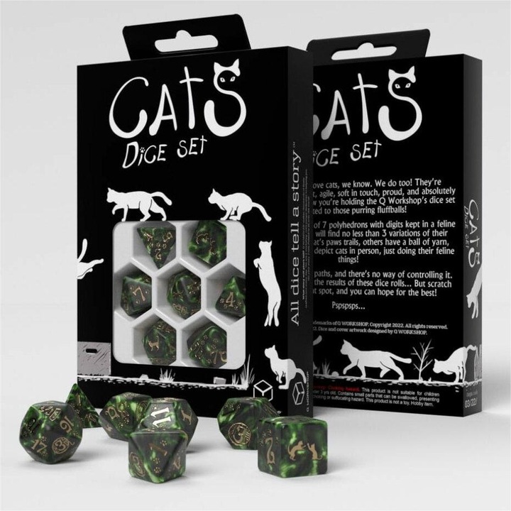 Actual product image Q Workshop Cats Cube Set Pixel