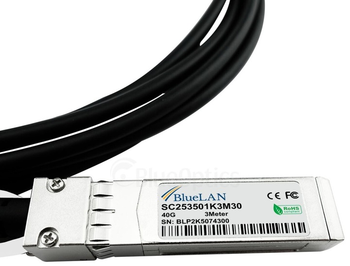 Produktbild BlueLAN Siemon SFPPQSFP30-01 kompatibles QSFP DAC SC253501K1M30