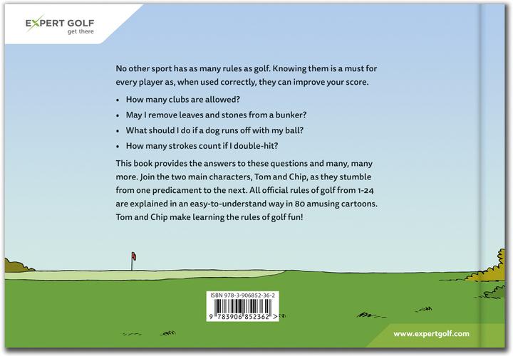 Actual product image Golf Rules Cartoons with Tom & Chip (English, Dusan Reljic, Michael Weinhaus, Yves C. Sound That, 2022)