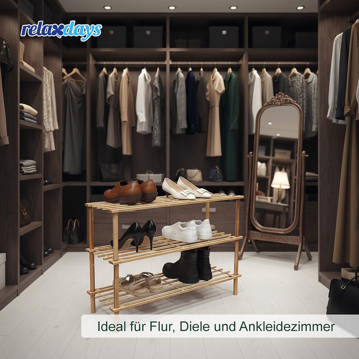 Produktbild Relaxdays Schuhregal (74 x 26 x 48 cm)