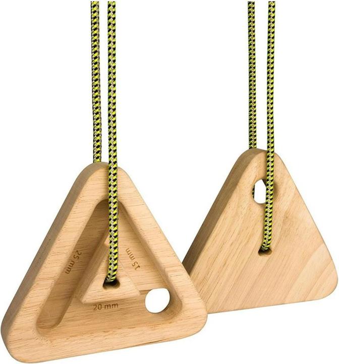 Actual product image Hermex 2er-Set Hangboard Dreieck Kletterzubehör Fingerboard Kletterbrett