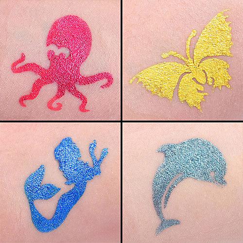 Produktbild Grimas Glitter-Tattoo Set Aqua
