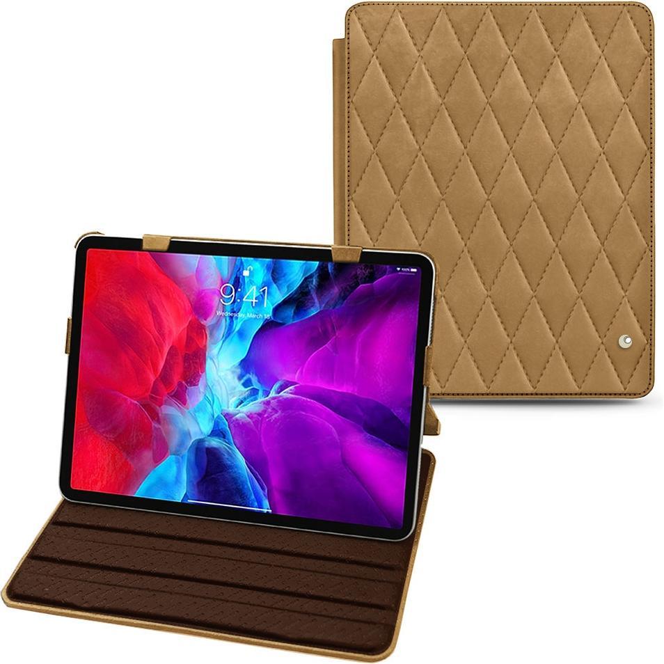 Thumbnail - Noreve Lederschutzhülle horizontal (iPad Pro 12.9 2020 (4. Gen)), Tablet Hülle, Braun