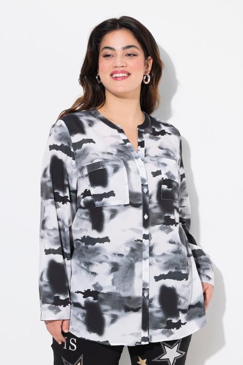 Immagine prodotto Angel of Style Blusa dal taglio dritto con stampa batik e paillettes (42)