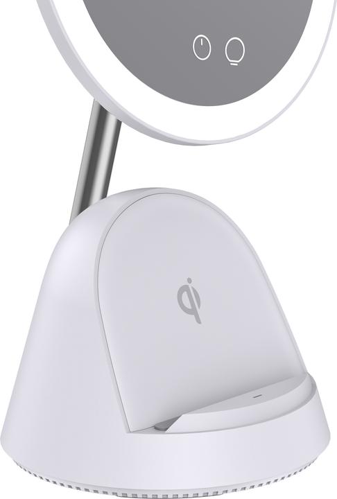 Actual product image Enne Interior Glow & Charge Makeup Mirror with LED Light and Wireless Charging