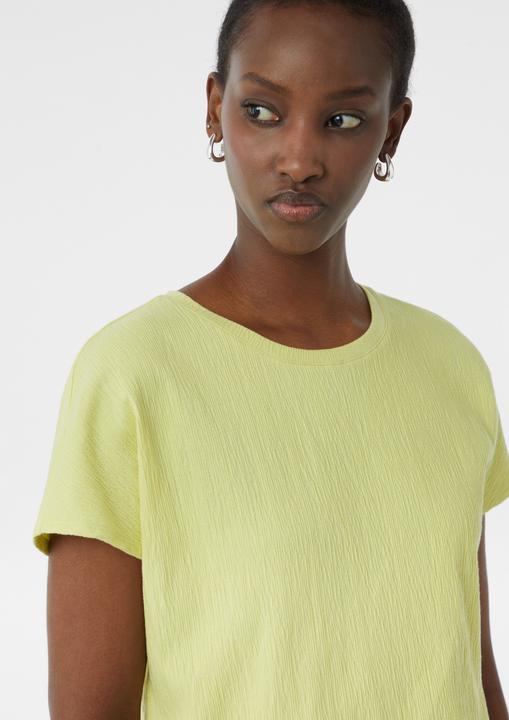 Produktbild Comma T-Shirt T-Shirt aus Strukturjersey im Relaxed Fit (34)