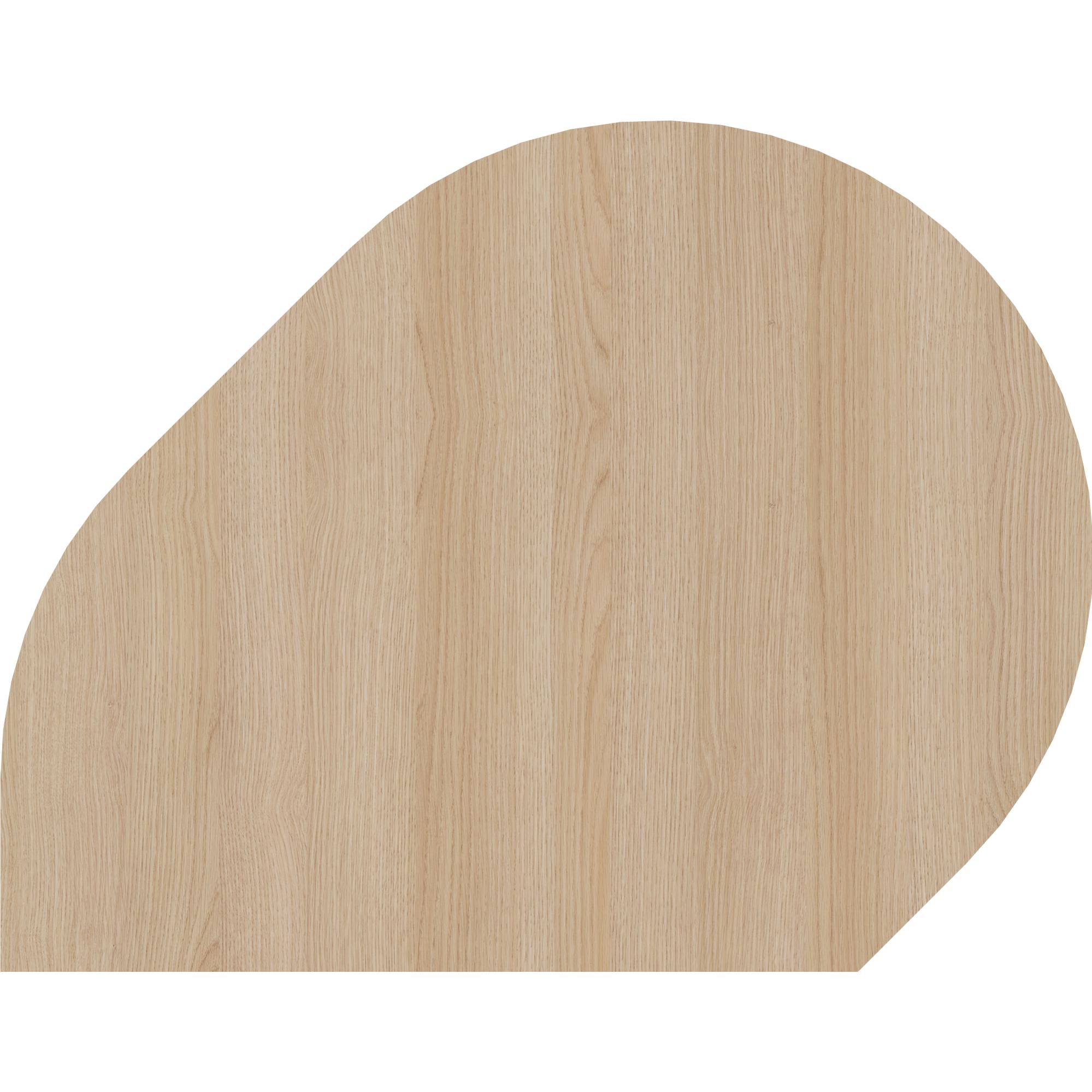 Hammerbacher, Accessori per mobile da ufficio, Anbautisch m.STF/Kons. 80x102cm Eiche/Graphit