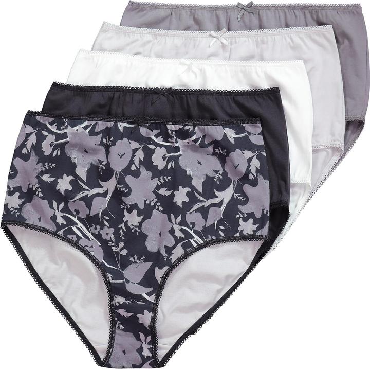 Produktbild Ulla Popken Maxislips, 5er-Pack, Muster/verschiedene Farben (46, 48)