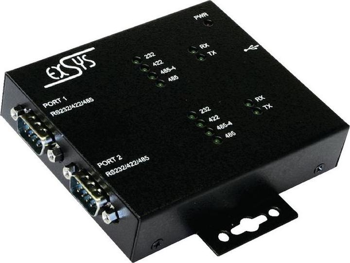 Exsys EX-1333V, da USB a 2x RS-232/422/485