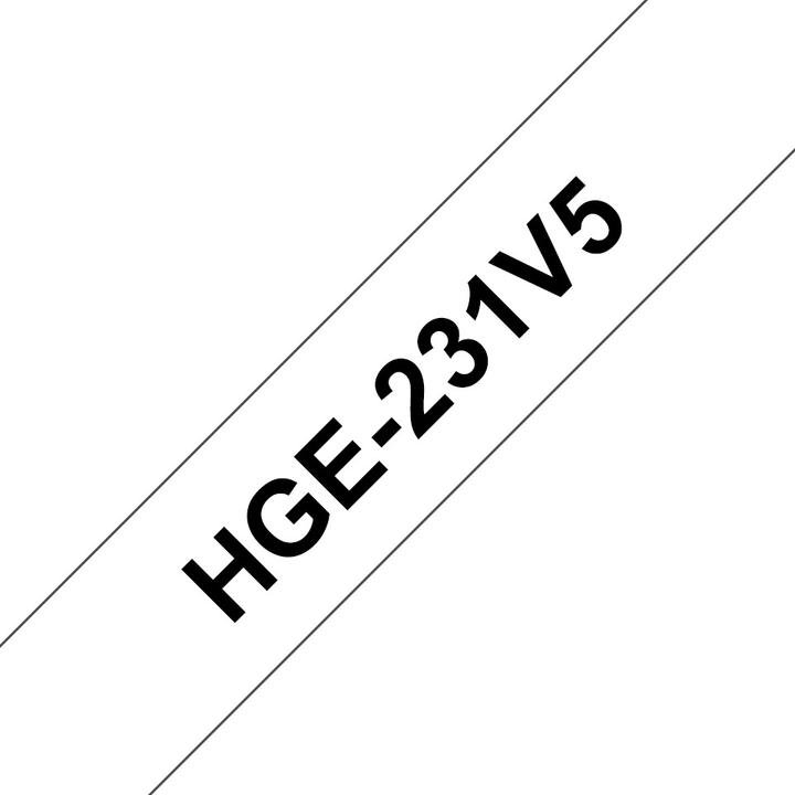 Actual product image Brother Hge-231 (1.20 cm, White, Black)